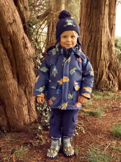 Bottines Jojo Maman Bébé douillettes doublées en dino