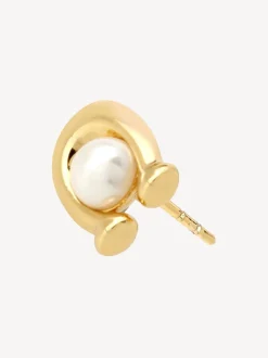 Boucles d’oreilles COACH Tone Pearl Signature