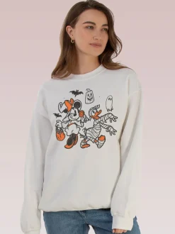 Brands In Disney Minnie Mouse Sketch Sweat-shirt Halloween