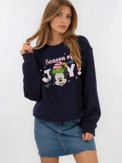 Brands In Disney Sweat-shirt de Noël Minnie Mouse Holly Jolly