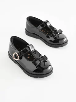 Brevet noir - Chaussures School Junior Bow T-Bar