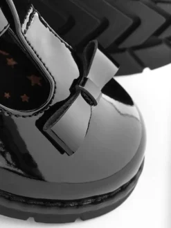 Brevet noir - Chaussures School Junior Bow T-Bar