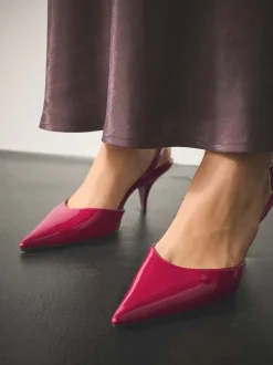 Brevet rose - Chaussures à talons Forever Comfort® à bout pointu et à bride arrière