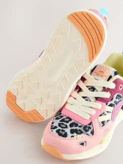 brillant - Baskets à lacets color block