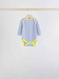 brillant - Lot de 5 bodys à manches longues pour bébé