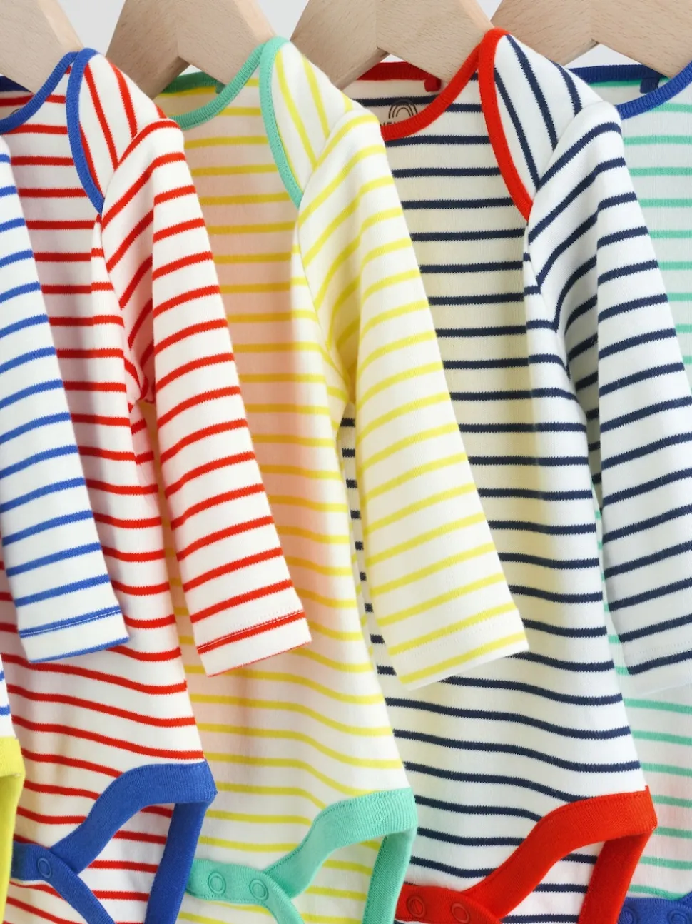 brillant - Lot de 5 bodys à manches longues pour bébé