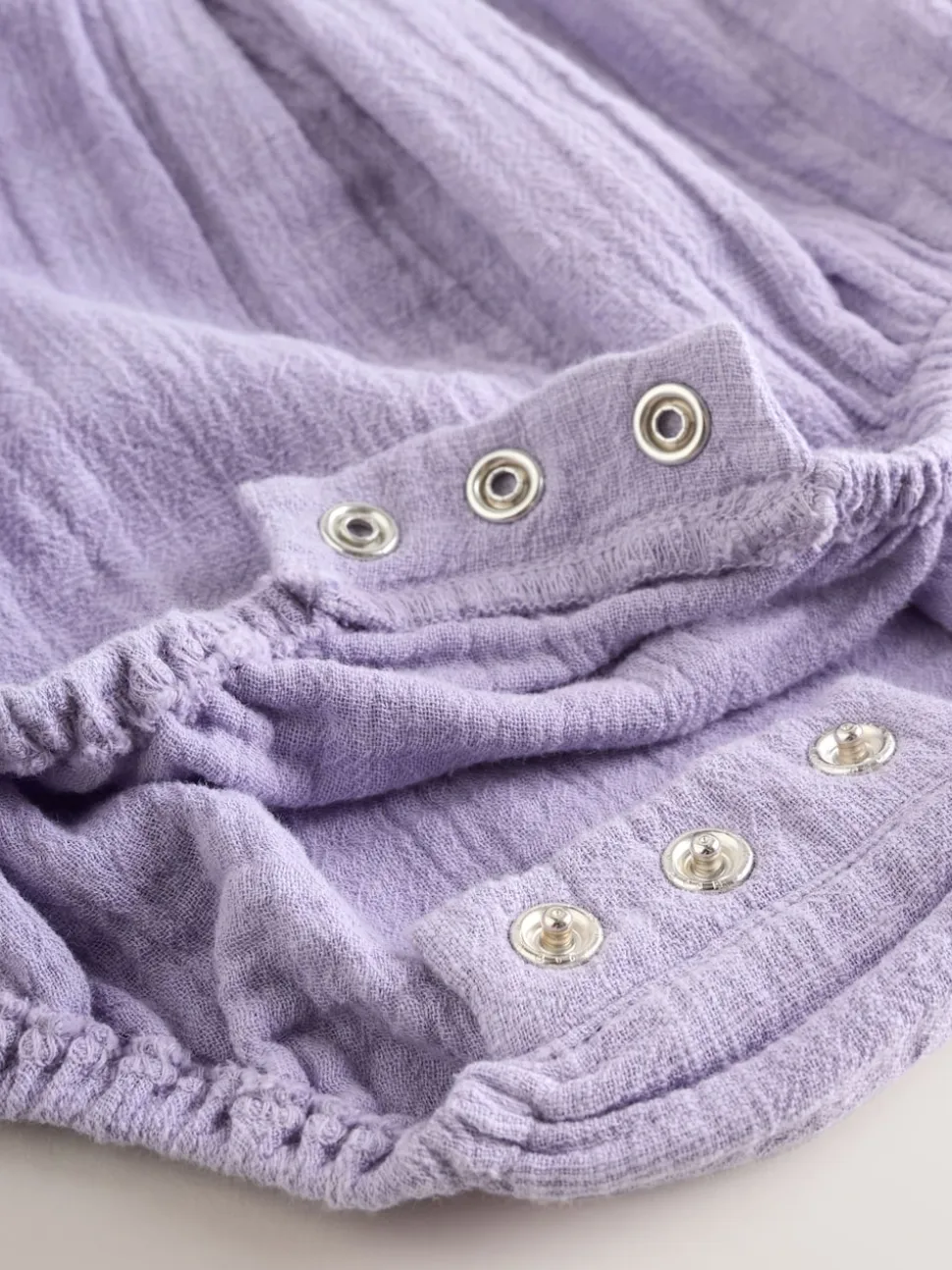 Brodé violet - Barboteuse Bloomer pour bébé (0mths-2yrs)