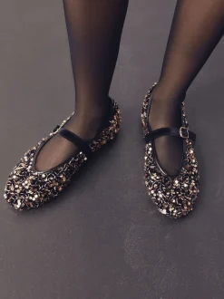 bronze - Chaussures Forever Comfort® Mary Jane avec ornements de sequins