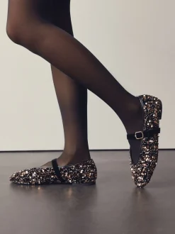 bronze - Chaussures Forever Comfort® Mary Jane avec ornements de sequins