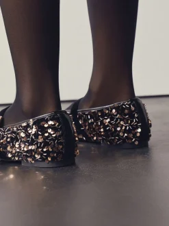 bronze - Chaussures Forever Comfort® Mary Jane avec ornements de sequins