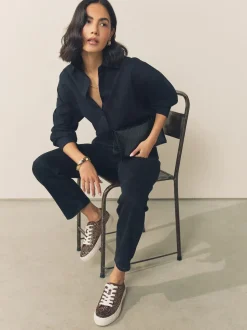 Bronze à paillettes - Baskets à lacets Forever Comfort® style baseball à paillettes