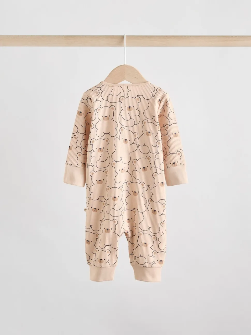 Brown/Marine - Lot de 3 dors-bien bébé en coton sans pieds à fermeture éclair bidirectionnelle (0mois-3ans)