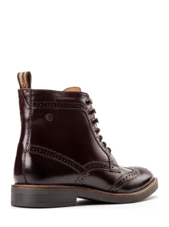 Brun brûlé - Base London Bristol Brogue Boot