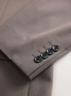 Brun clair - Ajustement régulier - Veste de costume stretch Motionflex