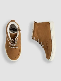 Brun clair - Bottes JoJo Maman Bébé en cuir