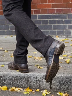 Brun clair - Coupe classique - Dune London bottines Simon en cuir robuste