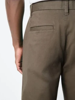 Brun clair - Coupe fuselée régulière - Pantalon chino stretch