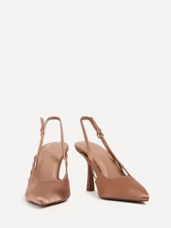 Brun clair - Linzi Rhea À attacher à l’arrière talons courts