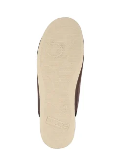 Brun foncé - Chaussons mules de soutien Pavers Coupe large