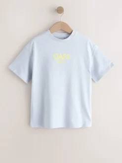 Café Marron Chocolat - T-shirts graphiques oversize Lot de 3 (3-16ans)