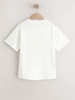 Café Marron Chocolat - T-shirts graphiques oversize Lot de 3 (3-16ans)