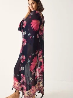 Caftan Monsoon Abbie Imprimé Fleuri