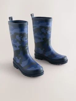 Camo bleu - Bottes en caoutchouc