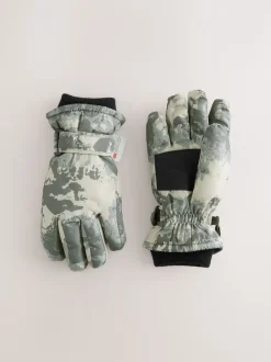 Camouflage vert - Gants de ski (3-16ans)
