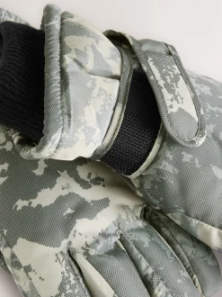 Camouflage vert - Gants de ski (3-16ans)