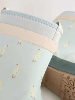 canard Bleu - Bottes de pluie à poignets doublés en néoprène