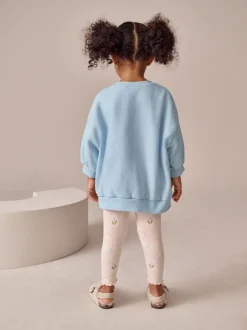 Canard bleu à nœud - Sweatshirt & Leggings (3mths-7yrs)