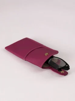 canneberge - Lakeland Leather Etui à lunettes