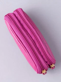 canneberge - Étui Lakeland en cuir à deux verres