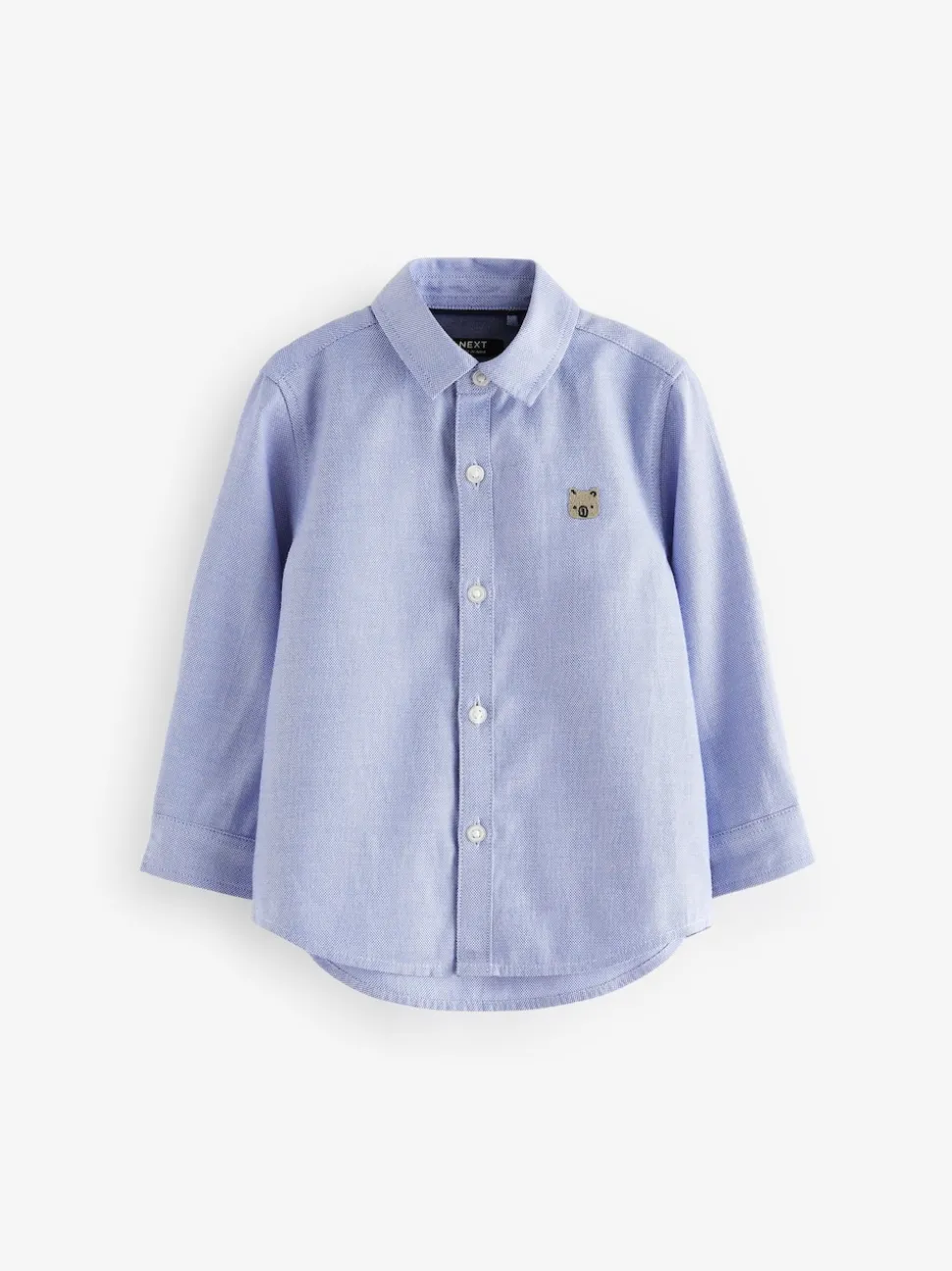 Caractère bleu - Chemise Oxford à manches longues (3mths-7yrs)