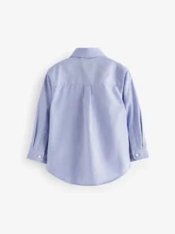 Caractère bleu - Chemise Oxford à manches longues (3mths-7yrs)