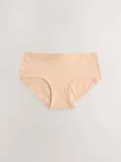 Caramel Nude - Paquet de slips taille basse 5 (5-16ans)