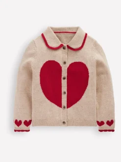 Cardigan Boden à col avec logo