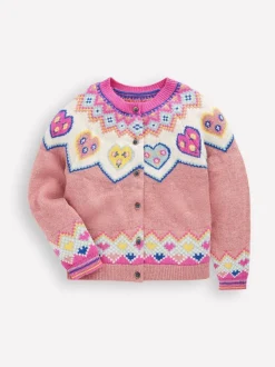 Cardigan Boden Heart Edie Fair Isle