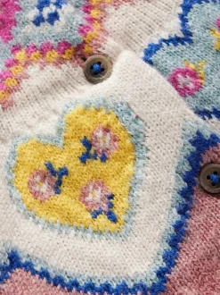Cardigan Boden Heart Edie Fair Isle