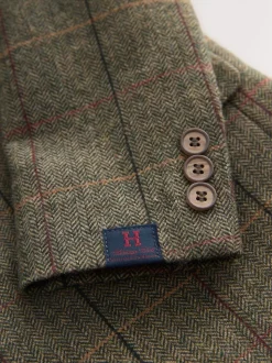 Carreaux vert/marron - Blazer (3-16ans)