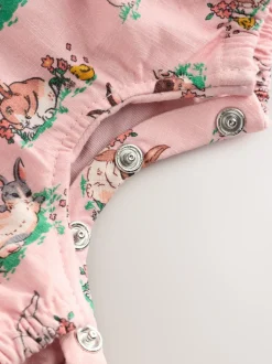 Cath Kidston Rose fleuri - Barboteuse imprimée en jersey pour bébé