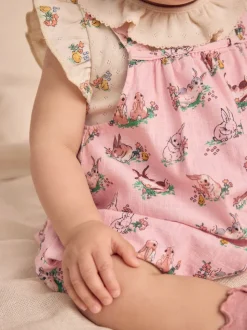 Cath Kidston Rose fleuri - Barboteuse imprimée en jersey pour bébé