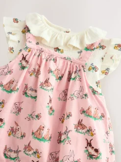 Cath Kidston Rose fleuri - Barboteuse imprimée en jersey pour bébé