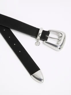 Ceinture River Island en daim à boucle bulle