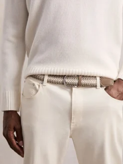 Ceinture tissée à rayures Reiss Ellis