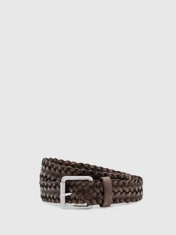 Ceinture tissée en cuir Reiss Carlton