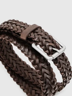 Ceinture tissée en cuir Reiss Carlton