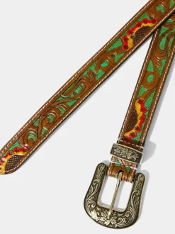 Ceinture western Joe Browns détail laser