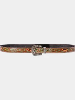 Ceinture western Joe Browns détail laser
