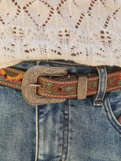 Ceinture western Joe Browns détail laser